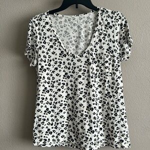 Caslon animal print t shirt